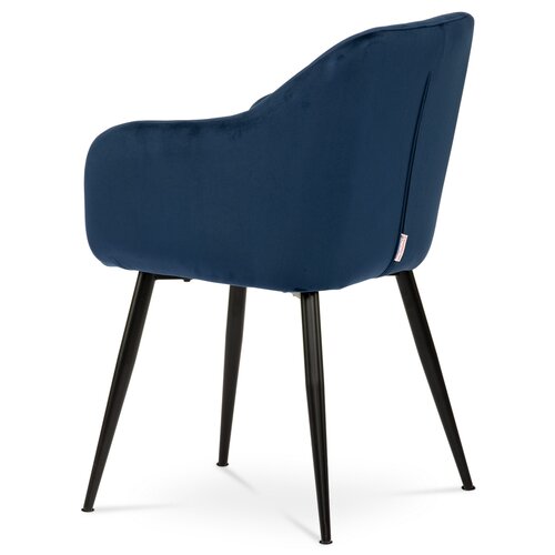Krzesło do jadalni PIKA BLUE4, niebieskie