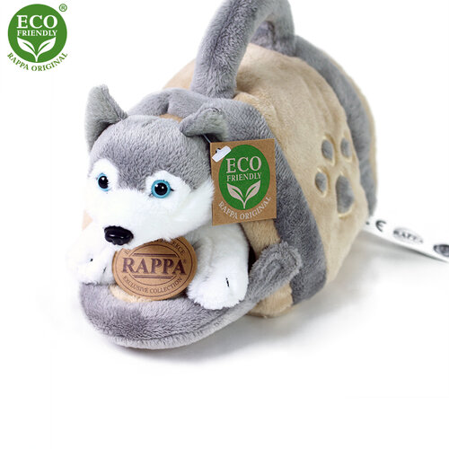 Obrázok Rappa PLYŠOVÝ PES HUSKY 13 CM S PREPRAVKOU ECO-FRIENDLY