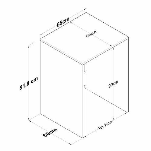 Dulap deasupra mașinii de spălat Duma White andWalnut