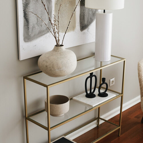Metallregal D101, gold