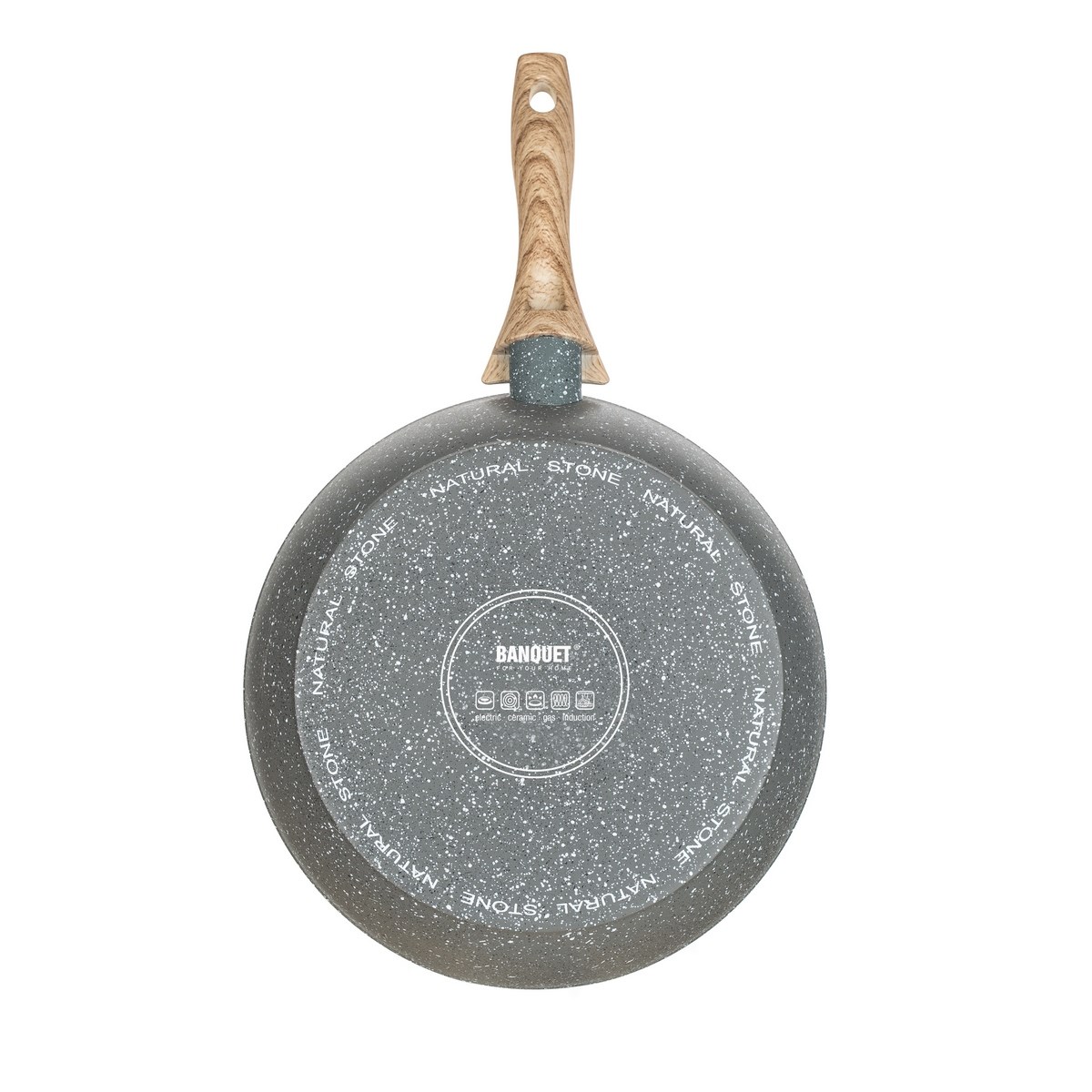 Banquet Natural Stone wok serpenyő, 28 x 7,8 cm termék 2. képe