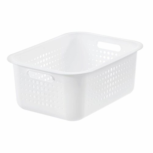 SmartStore Kosz do przechowywania Modern, biały, 37 x 28 x 15 cm