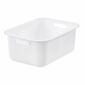 Coș de depozitare SmartStore Modern, alb, 37 x 28x 15 cm