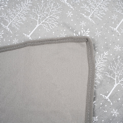 Dekoratívna podložka pod vianočný stromček Xmas Tree, 95 cm, sv. sivá