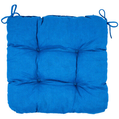 Siedzisko Kropka niebieski, 42 x 42  cm