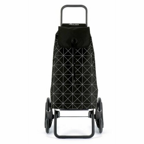 Rolser Nákupná taška na kolieskach I-Max Star Rd6, čierno-biela