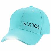 Sixtol Kšiltovka s LED světlem B-CAP 25lm, nabíjecí, USB, uni, tyrkysová