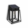 Philips Lysin UltraEfficient solarna lampa LED z czujnikiem, czarna, 3,2 W, 500 lm, 2700 K
