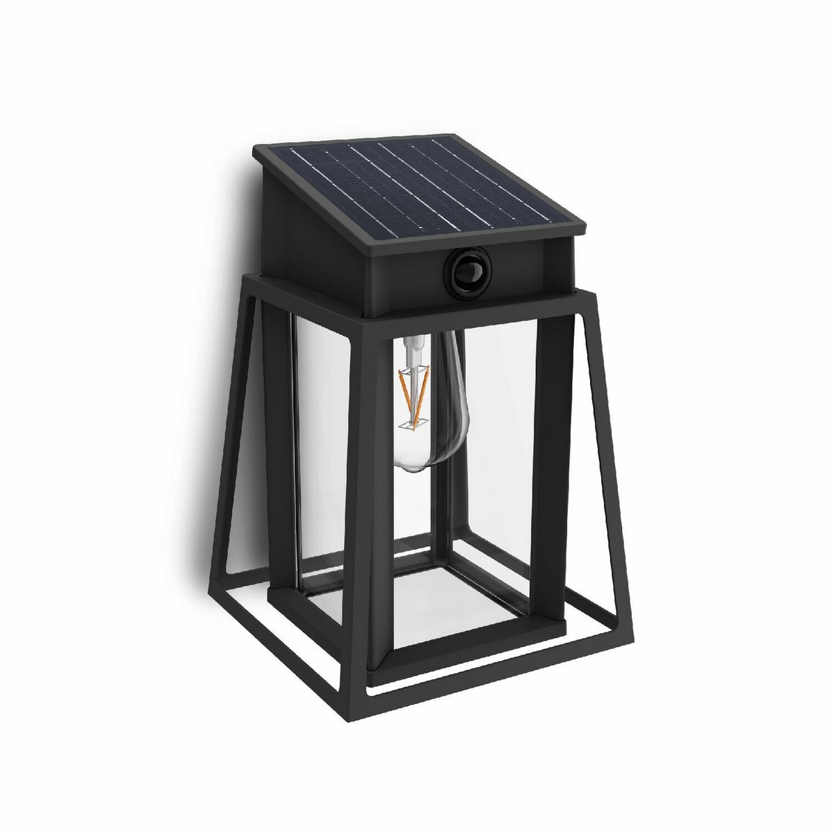 Philips Lysin UltraEfficient solarna oprawa LED zczujnikiem, czarna, 3,2 W, 500 lm, 2700 K