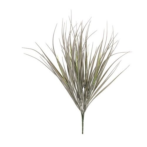 Műdíszítő sötétzöld fűcsomó, 20 x 15 x 50 cm