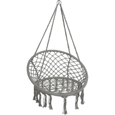 Hängesessel Grau, 80 x 60 cm