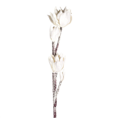 Umelá kvetina dekoratívna biela