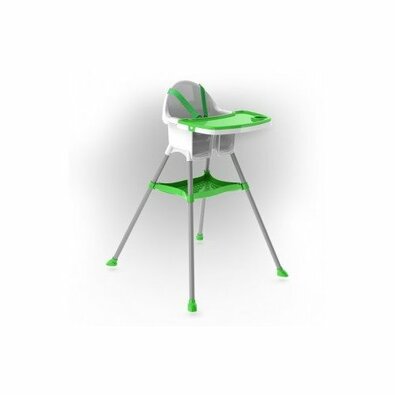 Doloni Dětská jídelní židlička zelená, 67 x 69 x 97 cm