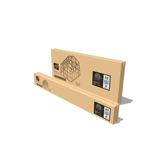 Skleník G21 GZ 48 – 251 x 191 cm, pozinkovaný