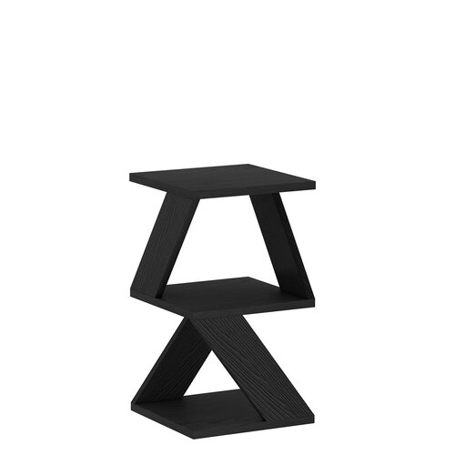 Odkládací stolek Albeni Black Wooden