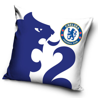 Obliečka na vankúšik Chelsea FC Blue Lion, 40 x 40 cm
