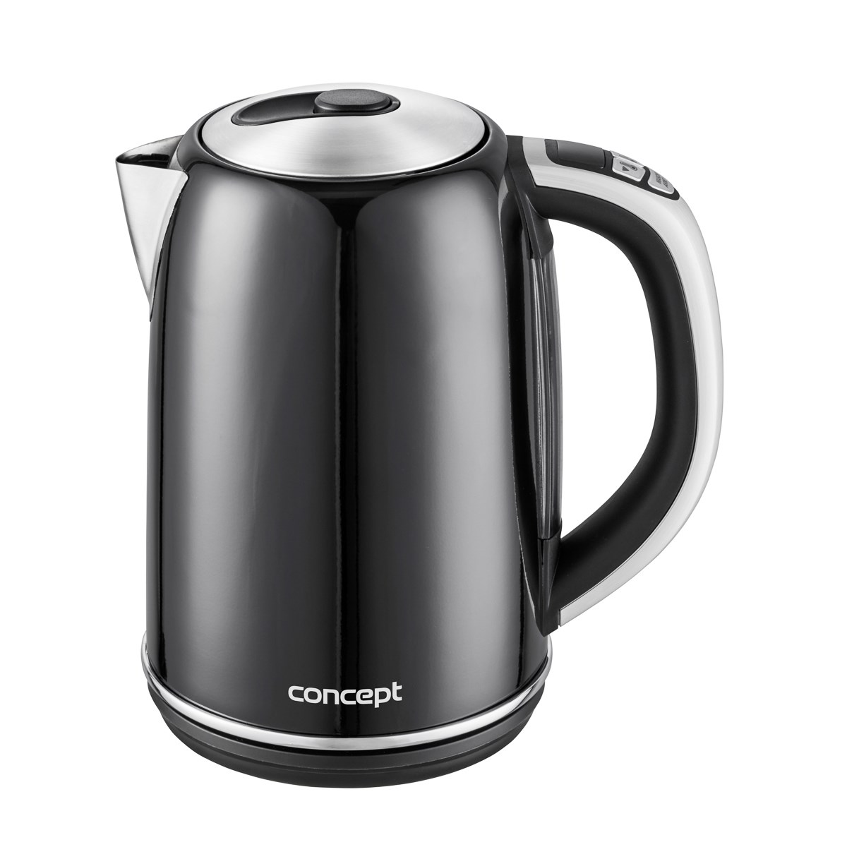 Concept RK3182 rychlovarná konvice s termoregulací nerezová 1,7 l, černá