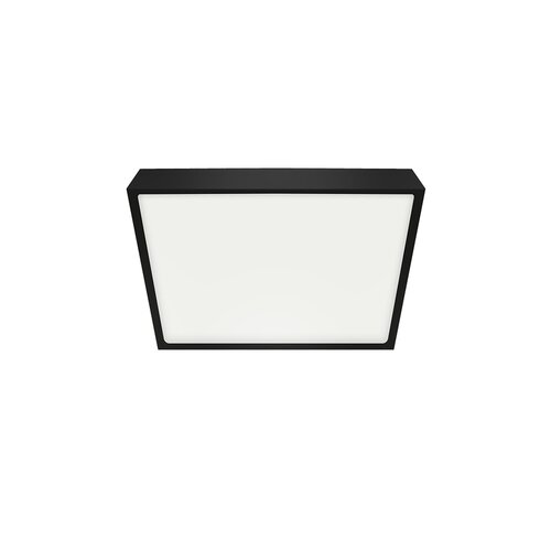 Emithor Stropné LED svietidlo LENYS III. 27023, 9 x 9 cm, 6W, IP20/IP44, čierna