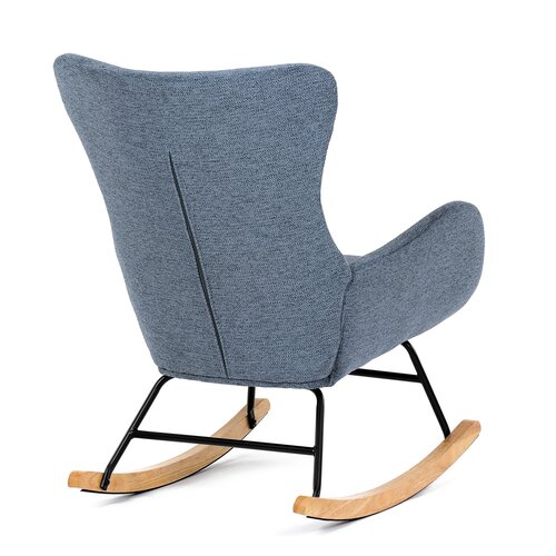 Fotel bujany BLUE2, niebieski