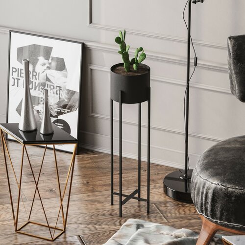 Kovinski stojalo za rože GED-025 Loft black