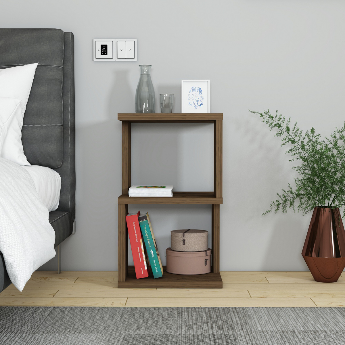 Noční stolek Salvia Walnut - thumb (2)