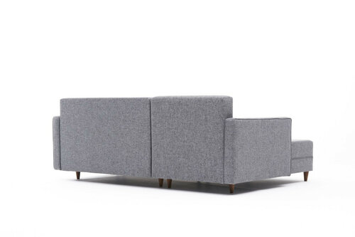 Narożna sofa rozkładana Aydam Left Grey