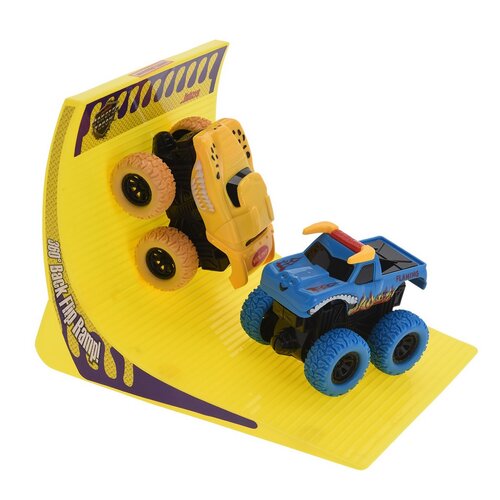 Detský hrací set Monster truck, žltá