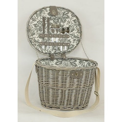 AUTRONIC Piknikový koš vybavený pro 2 osoby L13016-GREY