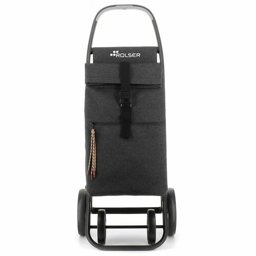 Rolser Nakupovalna vrečka na kolesih Clec TermoEco 8 Plus Carbon, črna