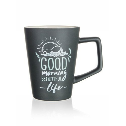 Banquet 4-delni set keramických skodelic COFFEEGOOD MORNING, 450 ml