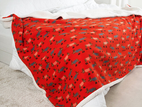 B.E.S. Petrovice Baránková deka Buffalo Sobíky, 150 x 200 cm