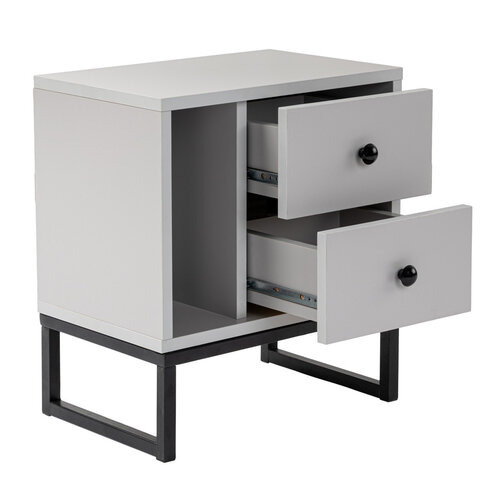 Nachttisch Glimmer Grey