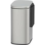Wenko Coș de gunoi de perete Sare 5 l, inox