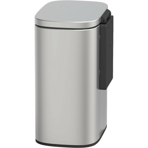 Wenko Nástěnný odpadkový koš Sare 5 l, nerezová