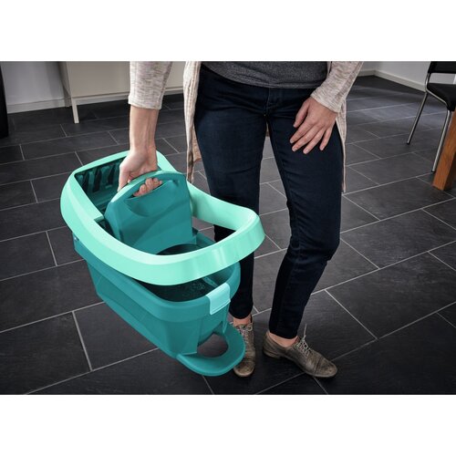 Leifheit Profi відро з ножним віджимом та вбудованими колесами 55076