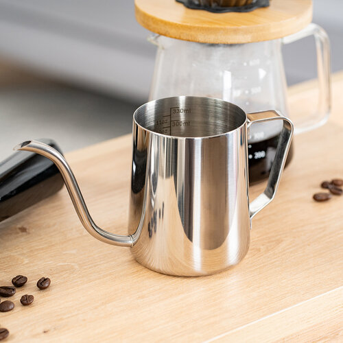 4Home Cana din oțel inoxidabil pentru cafea filtrată, 350 ml