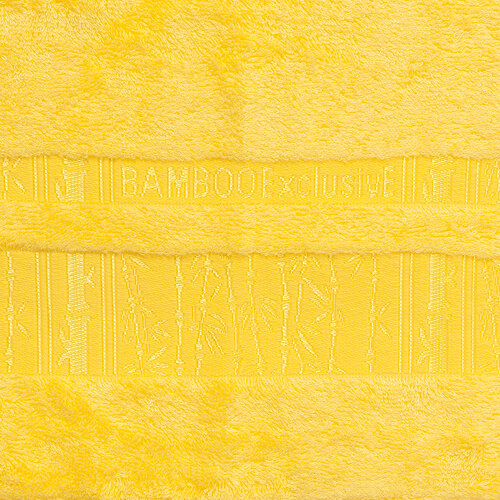Ručník Bamboo žlutá, 50 x 90 cm