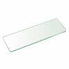 SAPHO 23478 Wandregal 20 x 10 x 0,8 cm, klares Glas