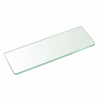 SAPHO 23478 Wandregal 20 x 10 x 0,8 cm, klares Glas