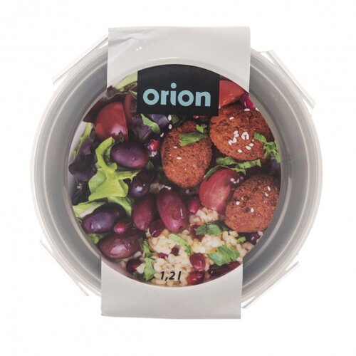 Orion rozsdamentes acél tárolóedány tömítéssel, 1,2 l,