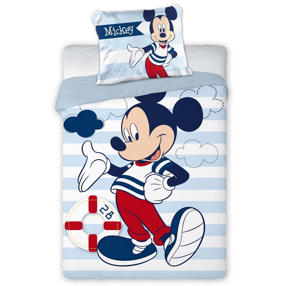 Obrázok Detské bavlnené obliečky do postieľky Disney Myšiak Mickey 100 x 135 cm