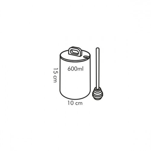 Tescoma Honigdose GUSTITO, 0,6 l