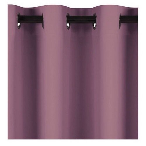 AmeliaHome Vorhang Blackout EYELETS mauve, 140 x 245 cm