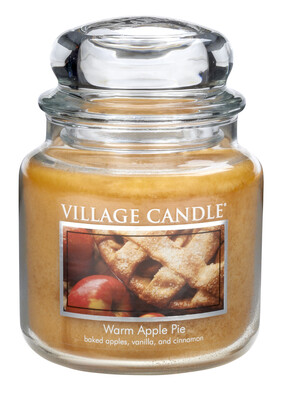 Village Candle Vonná svíčka Jablečný koláč - Warm Apple Pie, 397 g