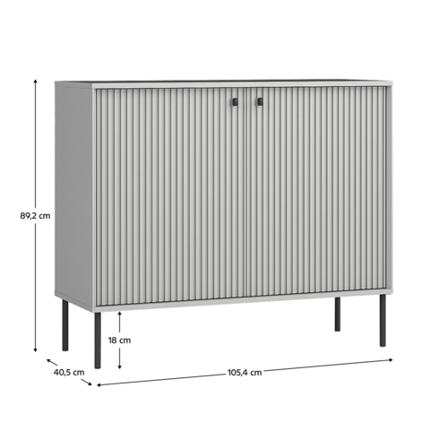 Szafka ARIS 2D, szara