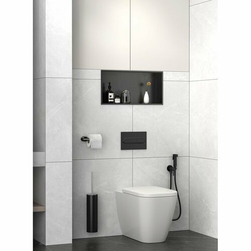 POLYSAN 1301-53B Inserta полиця вбудовувана 51 x 27 см, нержавіюча сталь, антрацит