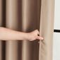 4Home Verdunkelungsvorhang mit Ringen Dublin Beige, 150 x 250 cm
