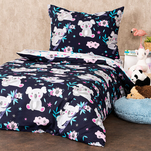 Lenjerie de pat din bumbac 4Home Koala friend, 140 x 200 cm, 70 x 90 cm