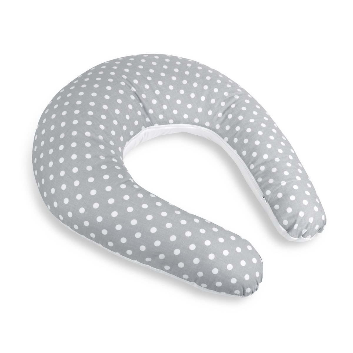 Poszewka na poduszkę do karmienia Bellatex Polkadots szara, 180 cm