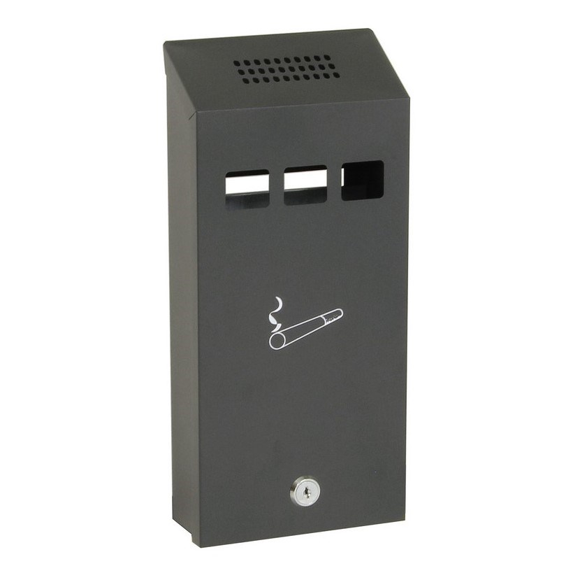 Richter Závesný oceľový popolník, matná čierna